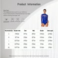 thumbnail image 7 of Hansber Women's Sparkly Rhinestone Gymnastics Leotard One Piece Long Sleeve Ballet Dance Bodysuit Royal Blue M, 7 of 7