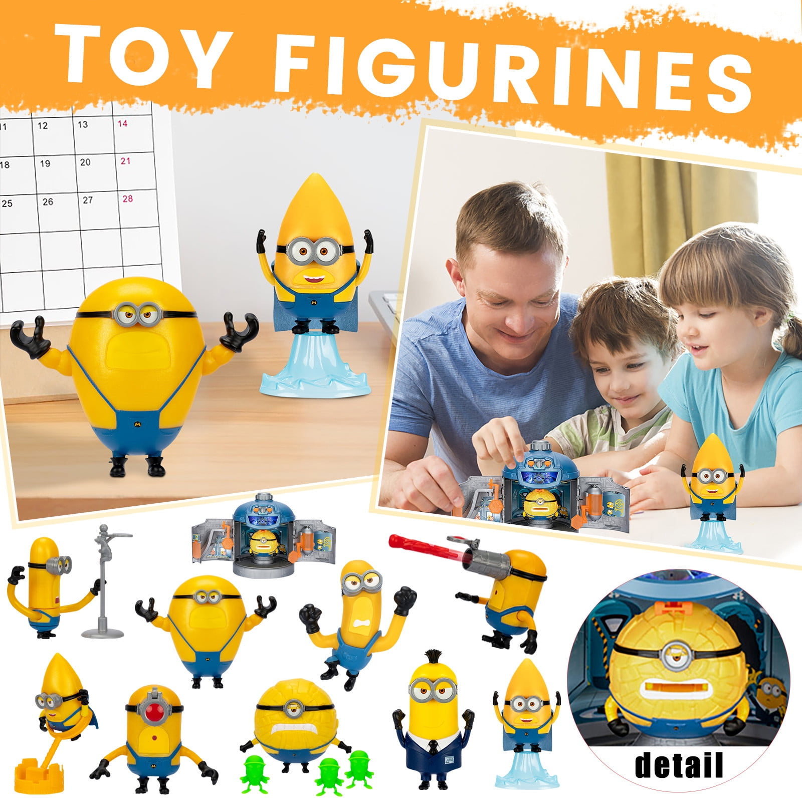 Figurine Goo Jit Zu Minion Tim 13cm - Moi, Moche et Méchant 4 Moose