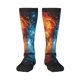 thumbnail image 1 of Balery Red And Blue Fire Lion Calcetines novedosos Calcetines deportivos Calcetines hasta la rodilla Calcetines de algodón Calcetines originales y geniales, 1 of 6