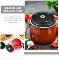 thumbnail image 2 of 20 Pcs Mushroom Jar Lids Mason Metal Sealing Can Covers Reusable for Replacement, 2 of 6