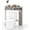 White, variant on WoofPaw Short Over The Toilet Storage Cabinet, Bathroom Organizer w/Single Door Cabinet & Adjustable Shelves, Freestanding Space Saver Above Toilet Storage for Restroom, Laundry Room (White)