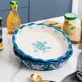 thumbnail image 4 of Ceramic Pie Dish Pie Plate Deep Dish Non-Stick Pie Pans for Baking, 4 of 7