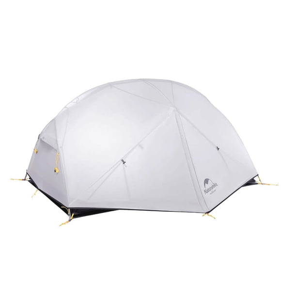 Tienda de campaña para mochileros Naturehike Mongar para 2 personas y 3 estaciones, gris