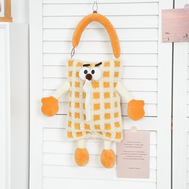 Bolsa Organizadora De Coche Para Colgar En El Respaldo Del Asiento, 5 Colores, 46 X 19 X 1 Cm, Poliéster, Multifuncional, Para Pañuelos Y Artículos Pequeños, Cierre a Presión Fácil.