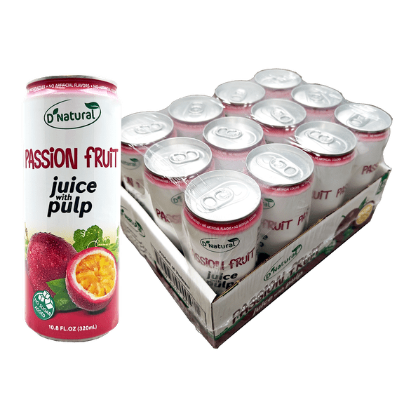 D'Natural- PASSION FRUIT Juice with pulp (100% Juice)