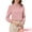 Pink, variant on DARING DIVA Women's Spring Blouse Long Sleeve Ruffle Tie Neck Business Top XS Pink