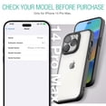 thumbnail image 2 of XClear (6 in 1 Bundle) for iPhone 14 Pro Max : 3-Pack Screen Protector & 2 Pack Camera Lens Protector & 1pc Clear Case - Black, 2 of 7