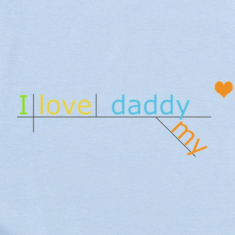 CafePress - I Love My Daddy Baby Onesie Body Suit - Baby Light Bodysuit, Size Newborn - 24 Months
