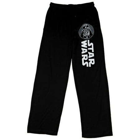 Darth Vader Star Wars Title Logo Pajama Pants Medium Walmart