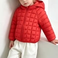 thumbnail image 6 of Children Padded Jackets for Girls Dqueduo Girls' Hooded Puffer Full Zip Quilted Warm Outerwear Casual Winter Coat Jacket, 6 of 8