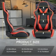 Marada Racing Simulator Cockpit with Game Seat Adjustable Fit for Logitech G25 G27 G29 G920 Racing Wheel Stand