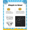thumbnail image 4 of Small Dog Sunglasses Uv Protection Goggles Eye Wear Protection With Adjustable Strap Water, 4 of 5
