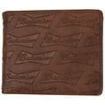 thumbnail image 2 of Budweiser Portefeuille Bifold Marron AOP Bowtie Deboss avec Fenêtre d'Identification, 2 of 5