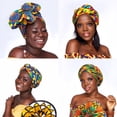 thumbnail image 1 of Wholesale  (Bulk) Ankara/Bogolan/Kente Headwrap, Kiddie (Small)"45*11" Inches., 1 of 5