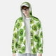 thumbnail image 2 of Fotbe Green Kiwi Chaqueta con Protección Solar UPF 50+ para Hombre y Mujer, Camisa con Capucha y Bolsillos-Large, 2 of 7