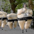 thumbnail image 3 of Disfraz inflable adulto uniforme de luchador de sumo con soplador, 3 of 3