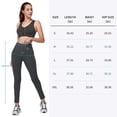 thumbnail image 6 of CAMEL Women's High Waist Capri Yoga 3/4 Workout Leggings Tummy Control Non See-Through Running Pants with Pocket, 6 of 6