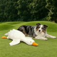 thumbnail image 4 of White Duck Dog Toy, 2025 New Large Plush White Duck Dog Toys, Realistic Goose Design, Durable Plush Chew Toy for Dogs Chew and Play Best Indoor Puppies and Senior Pups (1 Pcs), 4 of 7