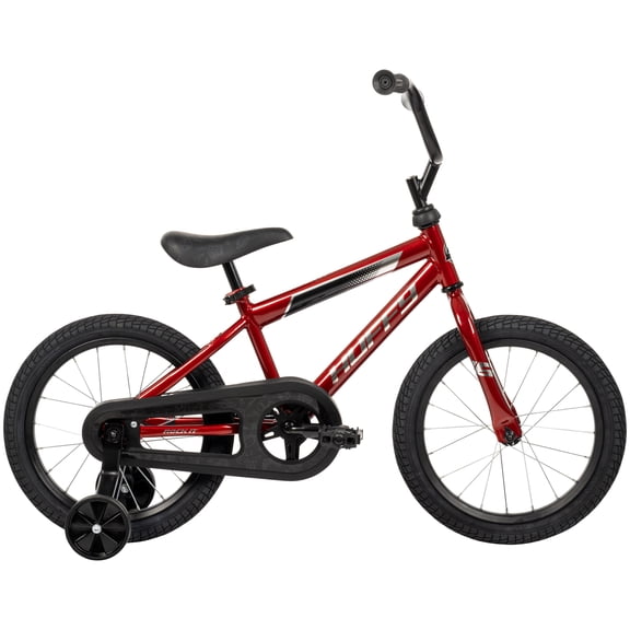 Huffy 16" Rock It Boys’ Kids’ Bike, Fits Riders 42”-48”, EZ Build, Red