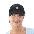 thumbnail image 5 of DALIX Adorable Unicorn Bunny Hat Womens Embroidered Baseball Cap in Black, 5 of 6