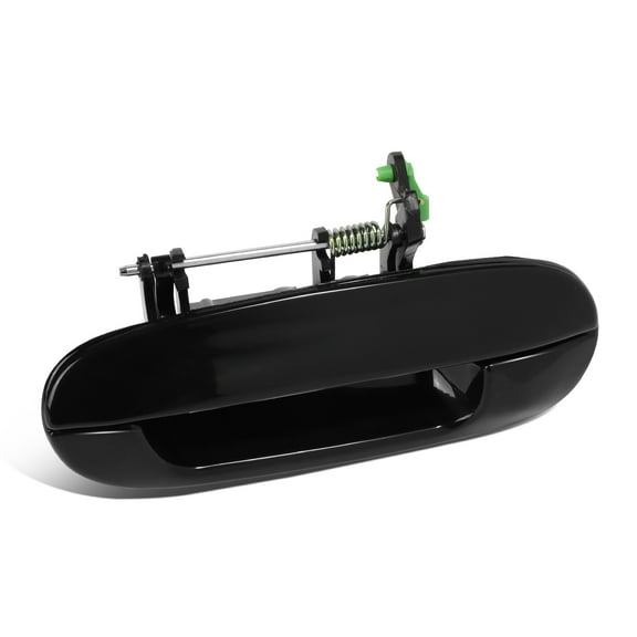 DNA Motoring OEM-DHO-00519 For 2002-2009 Envoy Rainier Trailblazer Ascender 9-7X Rear Left Door Pull Handle Black Smooth