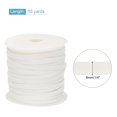 thumbnail image 2 of Uxcell 1/4" Double Fold Bias Tape Polyester Continuous Bulk Bias Tape for Sewing Seaming Beige White 55 Yards, 2 of 4