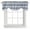 Navy blue, gray, light blue, variant on Tie Up Valances for Windows, Blue Brown Striped Adjustable Valance Curtains Window Treatment for Living Room, Farmhouse Stripes Modern Abstract Art Rod Pocket Kitchen Curtains & Drapes 42x12 Inch