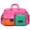 #A, variant on Casual Color Block Overnight Bag, Large Weekender Travel Duffle, Water-Resistant Nylon Travel Tote with Crossbody Strap for Weekend Getaways, Gym and Air Travel