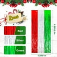 thumbnail image 2 of TETOU 2pcs Christmas Foil Fringe Curtains,3.3 x 6.6 ft Red Silver Green Tinsel Fringe Party Photo Backdrop Streamer Backdrop for Christmas New Year Ugly Sweater Party Decoration, 2 of 7