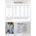 thumbnail image 2 of Asyoly Womens Button Down Waffle Shacket Jacket Casual Long Sleeve Solid Color Shirt Coats With Pockets, 2 of 6