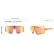 thumbnail image 2 of Gafas de sol de ciclismo para jóvenes, gafas de sol de béisbol a prueba de viento para niños y niñas (naranjas), 2 of 4