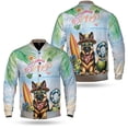 thumbnail image 3 of German Shepherd Hello Summer with Sunglasses and Surfboard Tropical Vibes All Over Print 3D Baseball Jacket Alsatian Dog Lover Gifts Bomber Jacket Softball - 00007, 3 of 6