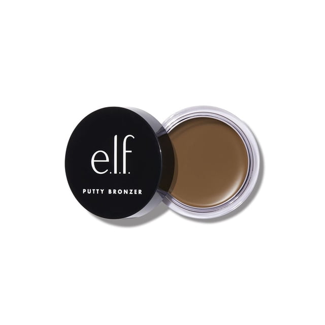 e.l.f. Putty Bronzer, Creamy & Highly Pigmented Formula, Creates a Long-Lasting Bronzed Belle Glow, Infused with Argan Oil & Vitamin E, 0.35 Oz