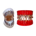 thumbnail image 4 of maskred Punk And Gothic Denture Drill Holder Unique Large Capacity Compact And Lightweight TPR Made 28 Slots white, 4 of 6