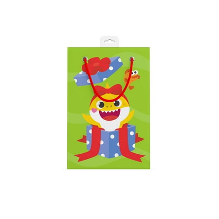 Pinkfong Baby Shark Small Gift Bag (2.5" x 4.5" x 6") - Great for Birthdays, Holidays & Celebrations