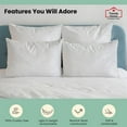 thumbnail image 3 of Trendy Home 12x20 Hypoallergenic Stuffer Home Office Decorative Throw Pillow Insert (White), 3 of 8
