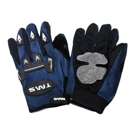 Street Riding Gloves - tms youth tms atv motocross mx dirt street bike gloves blue