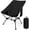 Deep Black, variant on Ultralight Camping Chair Backpacking Chair, Portable Camp Chair with Cup Holder & Storage Bag, Lightweight Compact Folding Chair for Hiking, Travel, Picnic Mountaineering