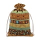 thumbnail image 1 of Bolsa de regalo con cordón para atmósferas, bolsa decorativa étnica para dulces, organizador de galletas y aperitivos, decoración Almacenamiento y organización del hogar Amarillo 10x15CM Bearachild HA071684-01, 1 of 6