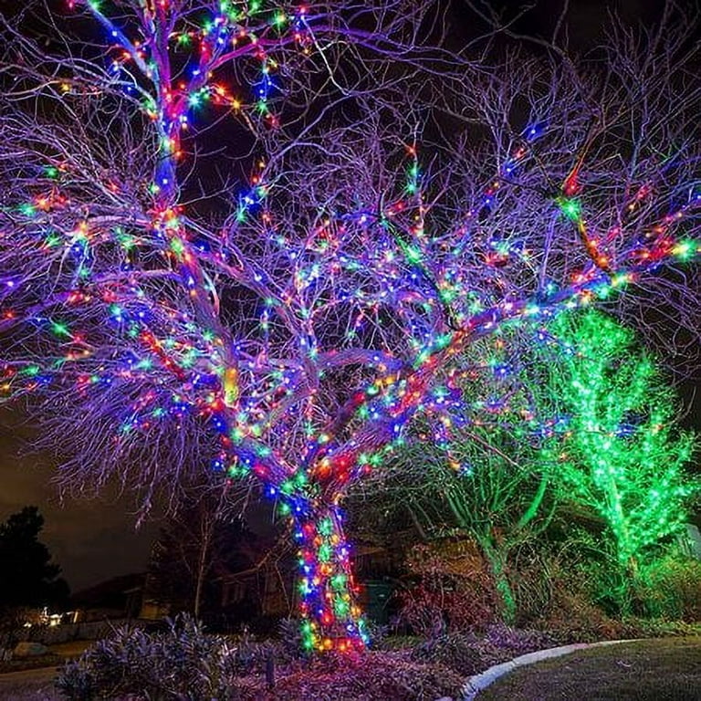 Solar powered christmas light cheap ropes & strings