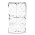 thumbnail image 2 of Colchón elástico ajustable, sábana bajera ajustable, sujetador de cama Blanco, 2 of 5