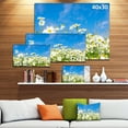 thumbnail image 2 of Designart - Marguerites Blanches sous Ciel Bleu Vif - Impression sur Toile Florale, 2 of 2