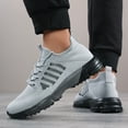 thumbnail image 7 of Rotm Men's Non Slip Running Shoes Ultra Light Breathable Casual Walking Shoes Fashion Sneakers Mesh Workout Sports Shoes Running Shoes Men Grey,Size 12, 7 of 7