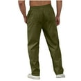 thumbnail image 5 of Mlzmgr Mens Pants Drawstring Elastic Waist Loose Trousers with Pockets Quick Drying Workout Casual Pants, 5 of 5