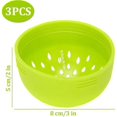 thumbnail image 2 of 3pcs Silicone Sieve, 3 colors, space-saving mini canning jar sieve and strainer, kitchen utensils, 2 of 5