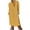 Khaki, variant on Women's Cotton Long-Sleeved Dress Solid Color Dress Long Dress