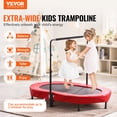 thumbnail image 2 of VEVOR Trampoline de 56 Pouces pour Enfants, Mini Trampoline Pliable pour Tout-Petits, Intérieur Extérieur, 2 of 9