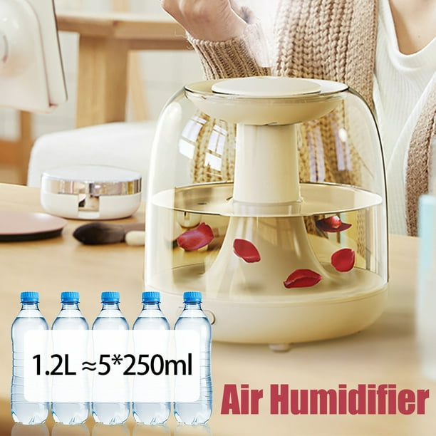 800 ml Top Fill humidificateur d'air, brume fraîche, humidificateur à brume  chaude avec indicateur de