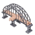 thumbnail image 2 of 1 pieza de puente de tren de juguete, puente de vía de tren, accesorio de tren de juguete, juguete para niños, 2 of 7