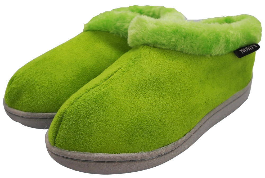 Norty Little Kid / Big Kid Girl's Fleece Memory Foam Slip On Indoor Slippers Sho 40869-12MUSLittleKid Lime
